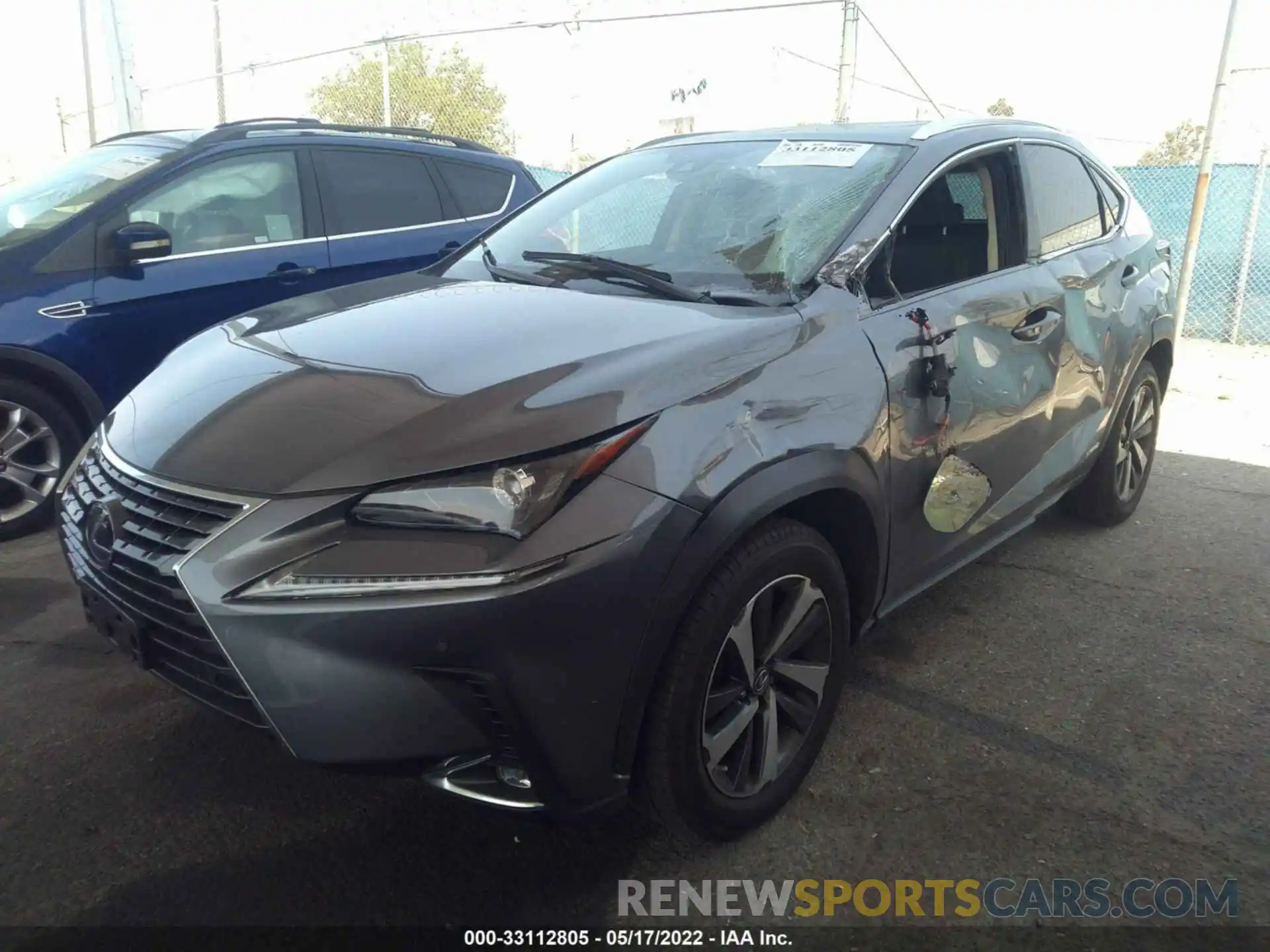 2 Фотография поврежденного автомобиля JTJGJRDZ3M2148434 LEXUS NX 2021