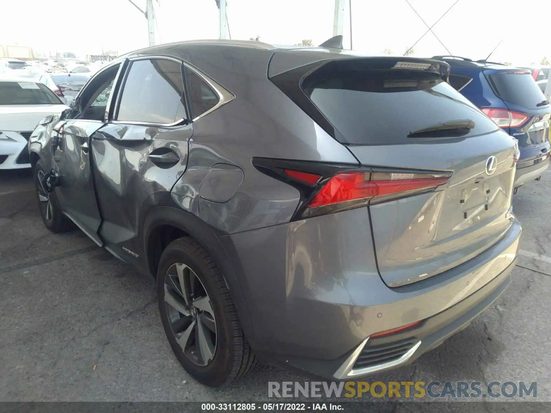 3 Фотография поврежденного автомобиля JTJGJRDZ3M2148434 LEXUS NX 2021