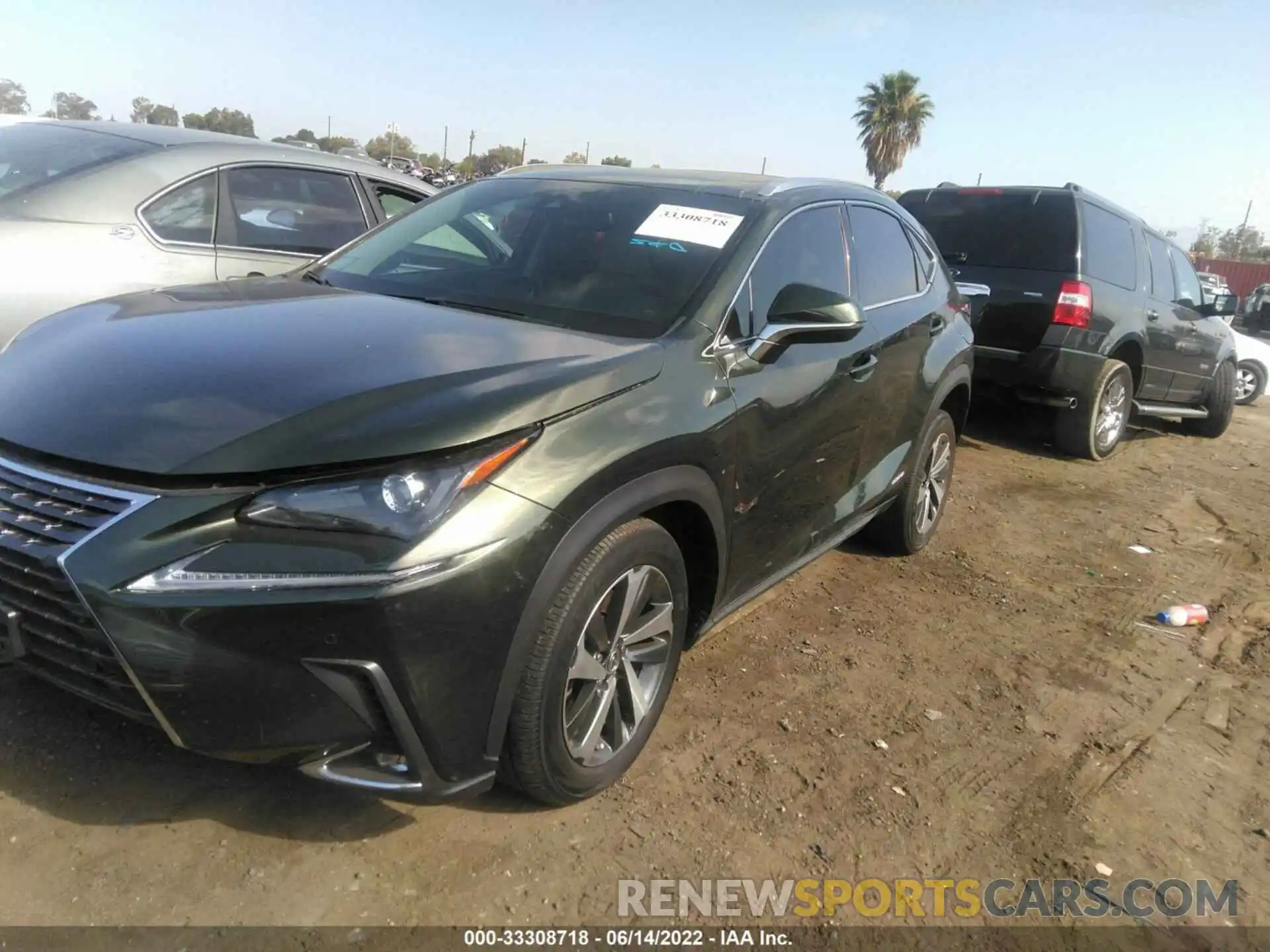 2 Фотография поврежденного автомобиля JTJGJRDZ3M2158574 LEXUS NX 2021