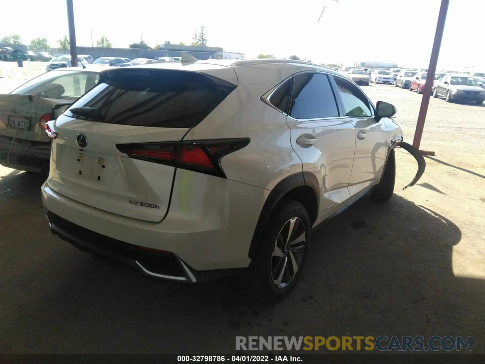 4 Фотография поврежденного автомобиля JTJGJRDZ3M5014604 LEXUS NX 2021