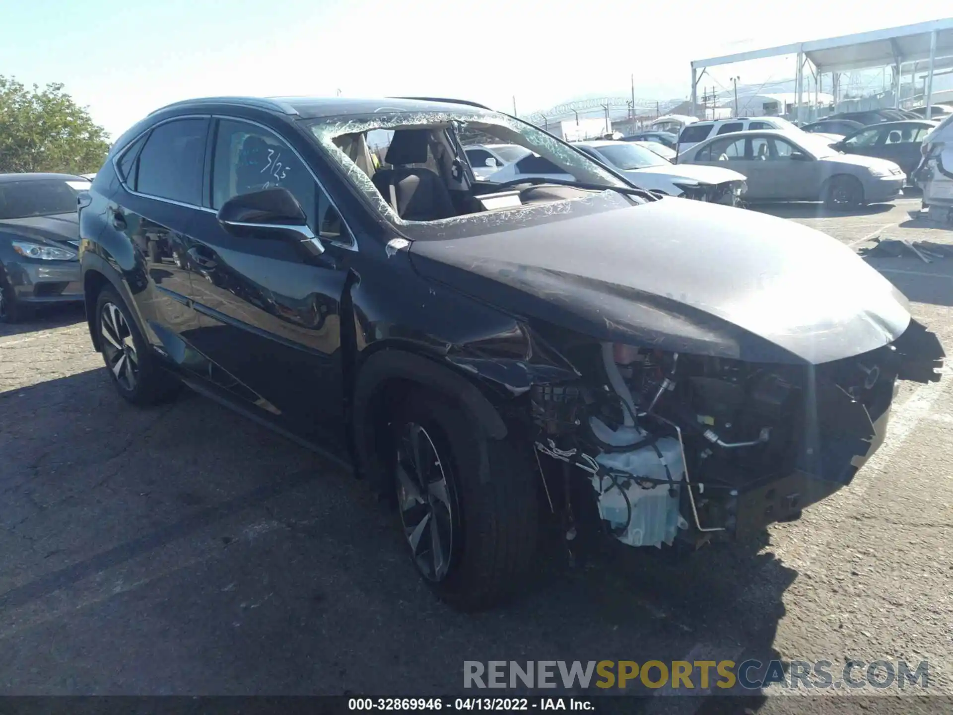 1 Photograph of a damaged car JTJGJRDZ4M2150788 LEXUS NX 2021