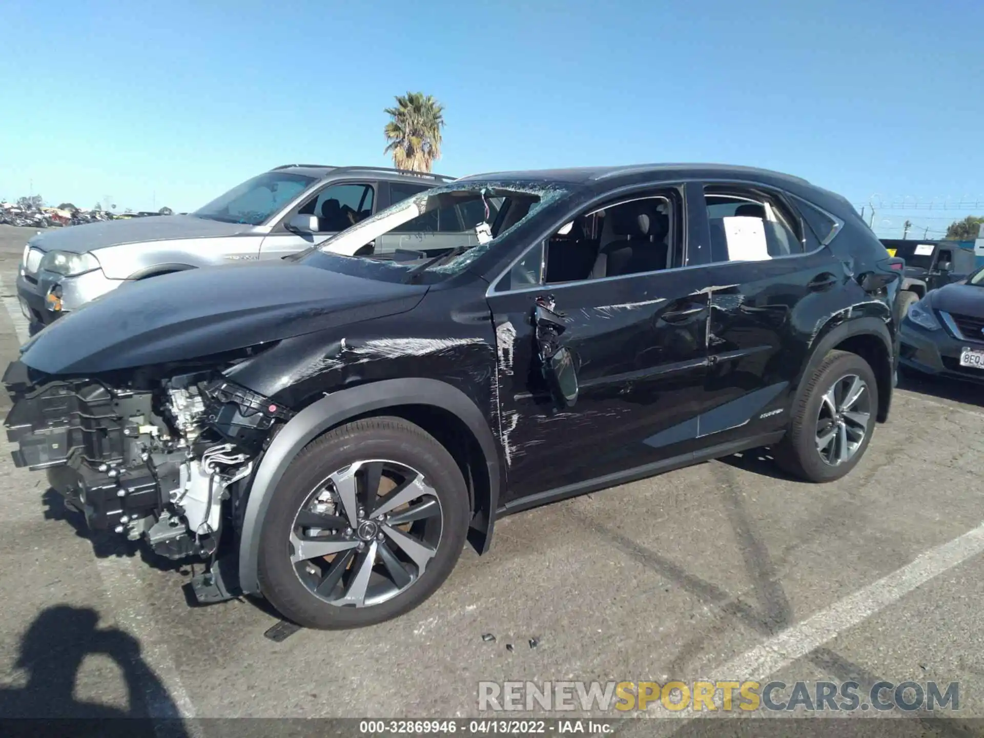 2 Фотография поврежденного автомобиля JTJGJRDZ4M2150788 LEXUS NX 2021