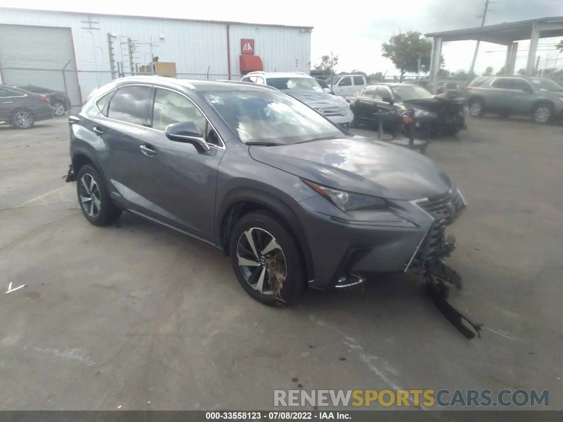 1 Фотография поврежденного автомобиля JTJGJRDZ5M2163128 LEXUS NX 2021