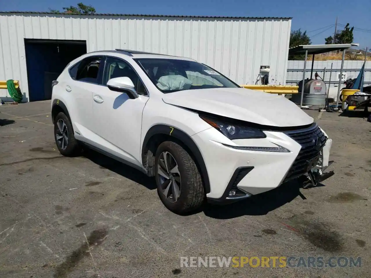 1 Photograph of a damaged car JTJGJRDZ6M5011437 LEXUS NX 2021