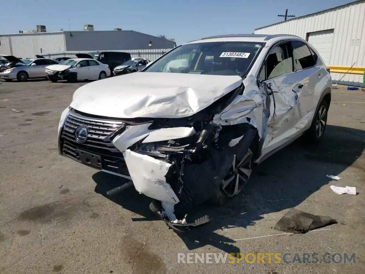 2 Photograph of a damaged car JTJGJRDZ6M5011437 LEXUS NX 2021