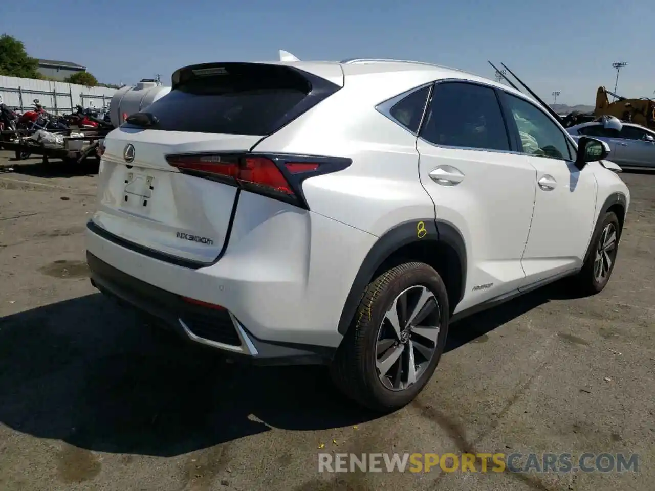 4 Photograph of a damaged car JTJGJRDZ6M5011437 LEXUS NX 2021