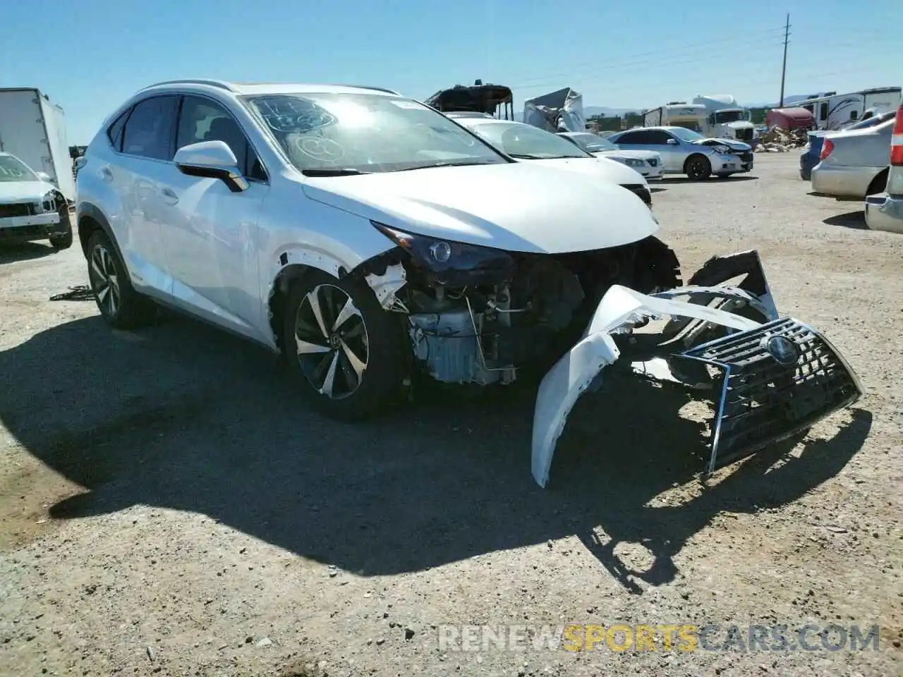 1 Photograph of a damaged car JTJGJRDZ6M5012734 LEXUS NX 2021