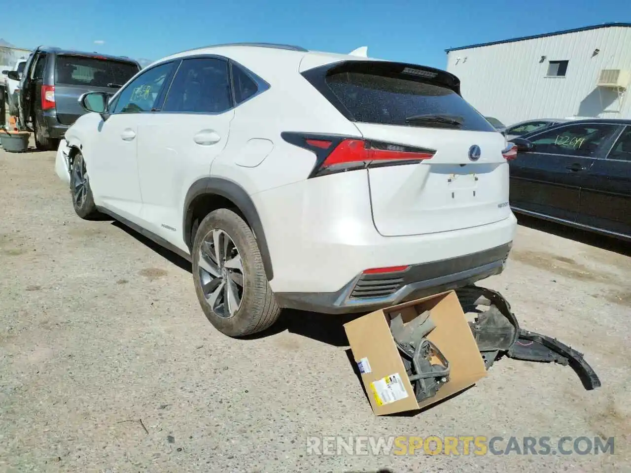 3 Photograph of a damaged car JTJGJRDZ6M5012734 LEXUS NX 2021