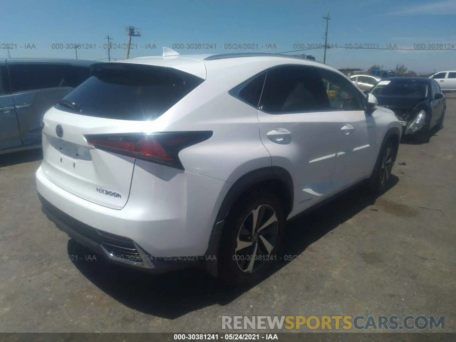 4 Photograph of a damaged car JTJGJRDZ6M5013401 LEXUS NX 2021