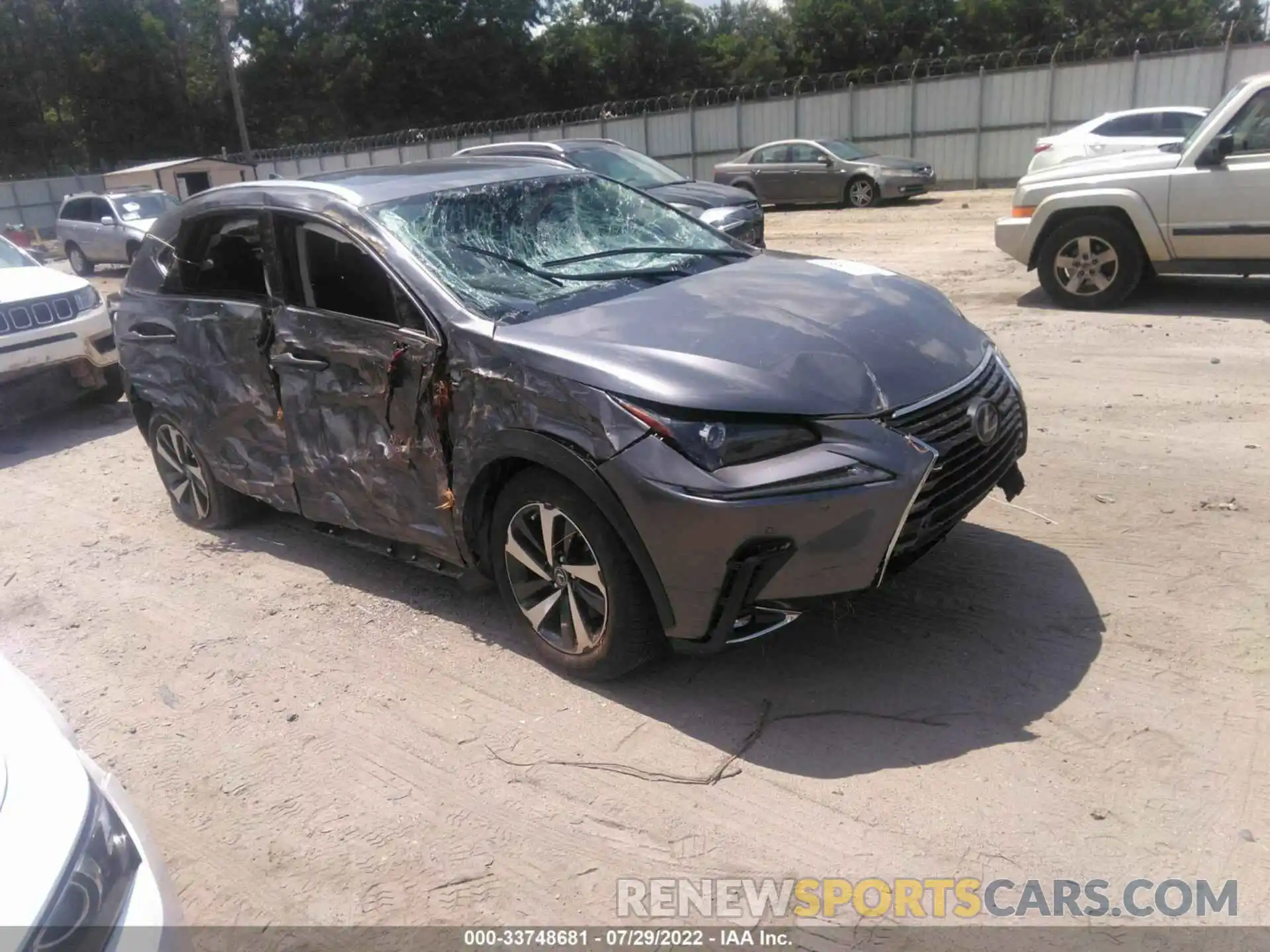 1 Фотография поврежденного автомобиля JTJGJRDZ7M2148002 LEXUS NX 2021