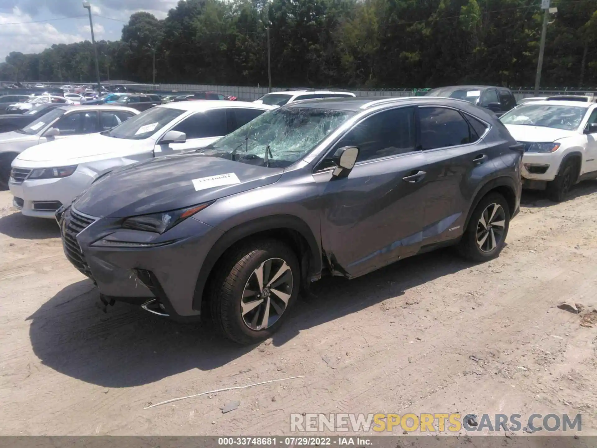 2 Фотография поврежденного автомобиля JTJGJRDZ7M2148002 LEXUS NX 2021