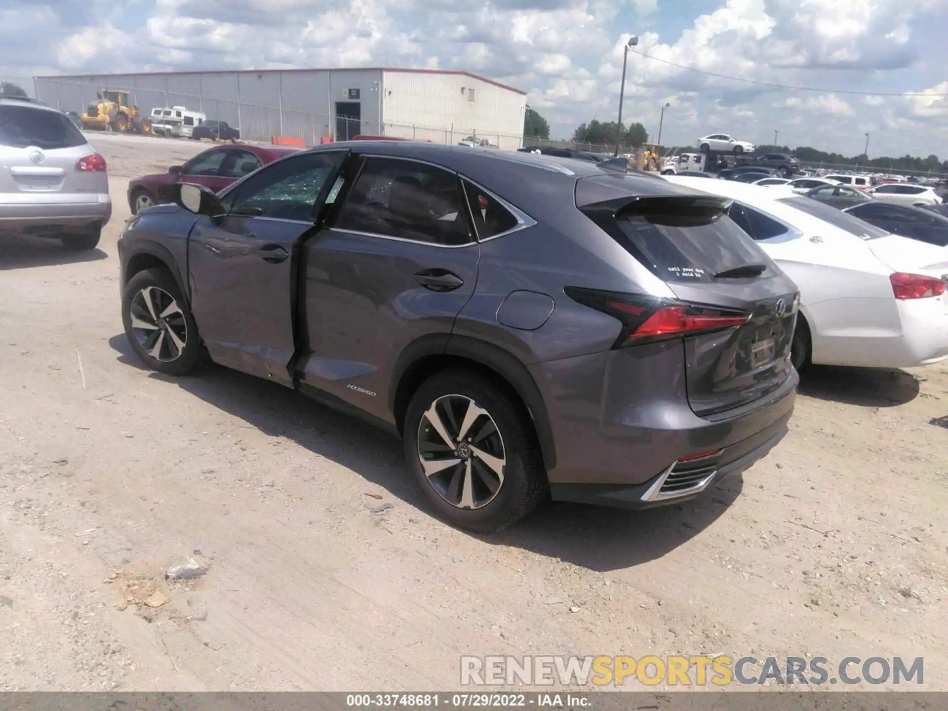 3 Фотография поврежденного автомобиля JTJGJRDZ7M2148002 LEXUS NX 2021