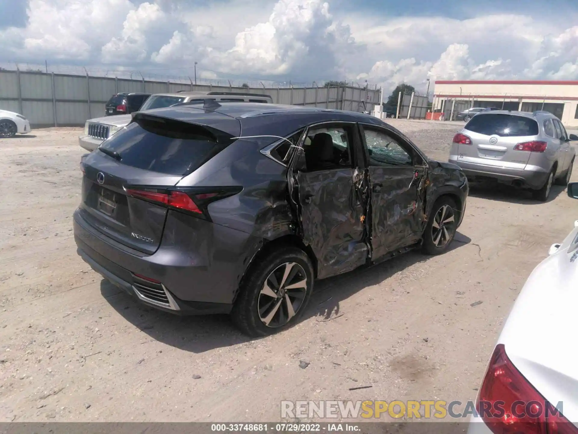 4 Фотография поврежденного автомобиля JTJGJRDZ7M2148002 LEXUS NX 2021