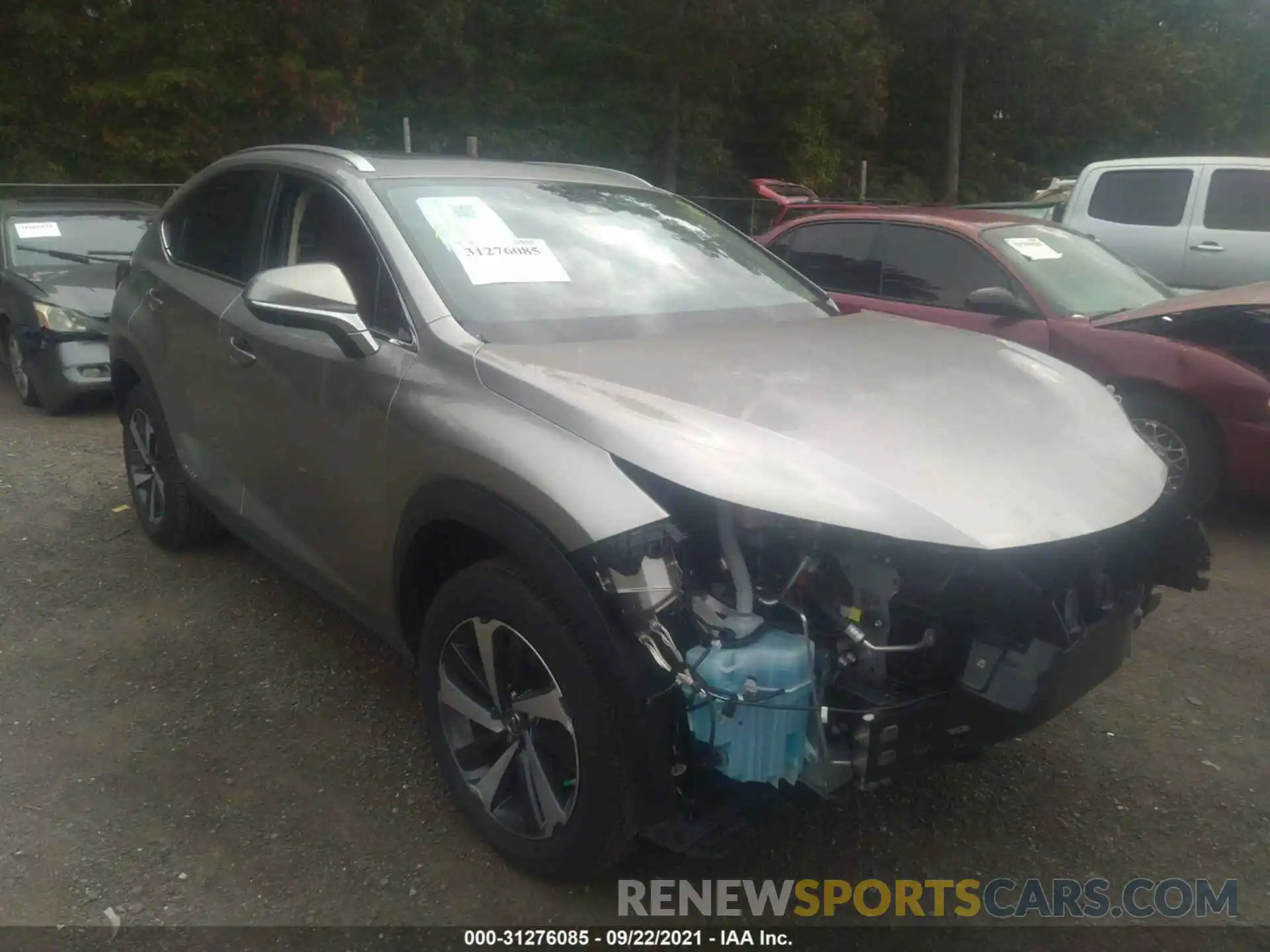 1 Photograph of a damaged car JTJGJRDZ7M2153541 LEXUS NX 2021