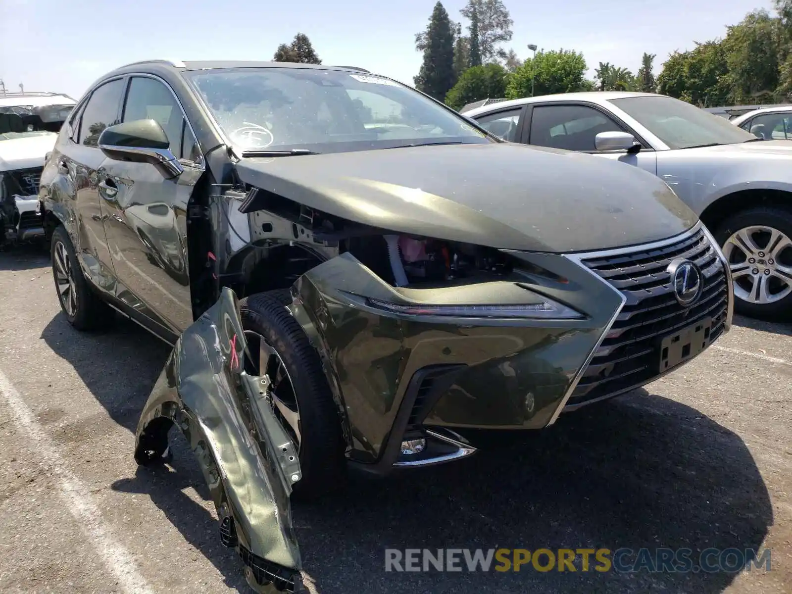 1 Photograph of a damaged car JTJGJRDZ7M2154978 LEXUS NX 2021