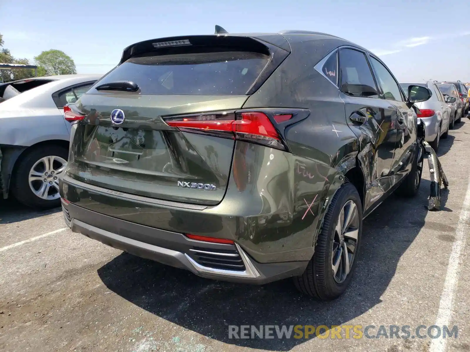 4 Photograph of a damaged car JTJGJRDZ7M2154978 LEXUS NX 2021