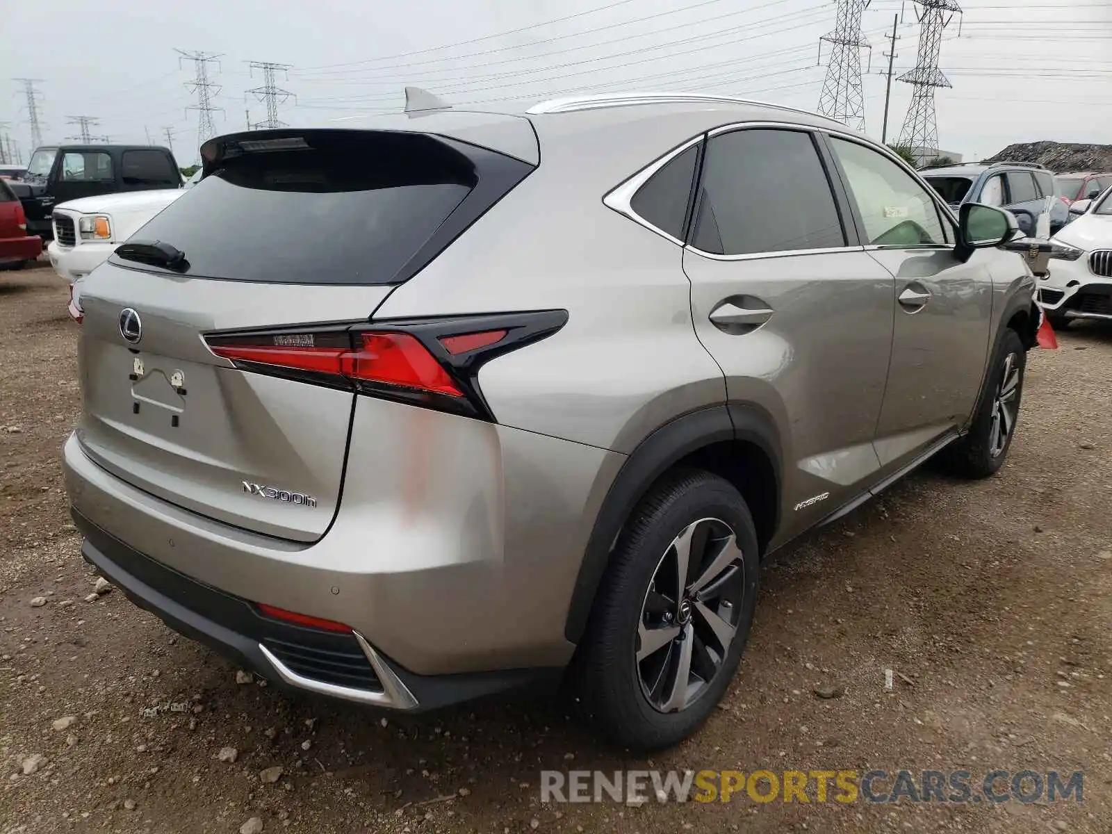 4 Фотография поврежденного автомобиля JTJGJRDZ7M5012192 LEXUS NX 2021