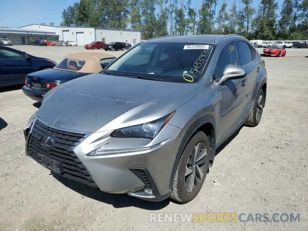 2 Фотография поврежденного автомобиля JTJGJRDZ8M2150146 LEXUS NX 2021