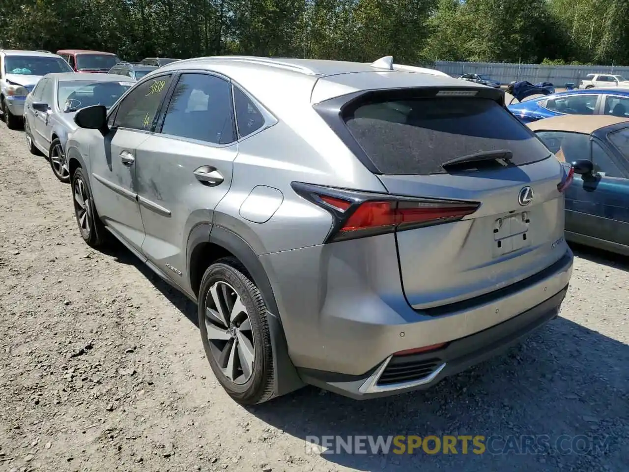 3 Фотография поврежденного автомобиля JTJGJRDZ8M2150146 LEXUS NX 2021