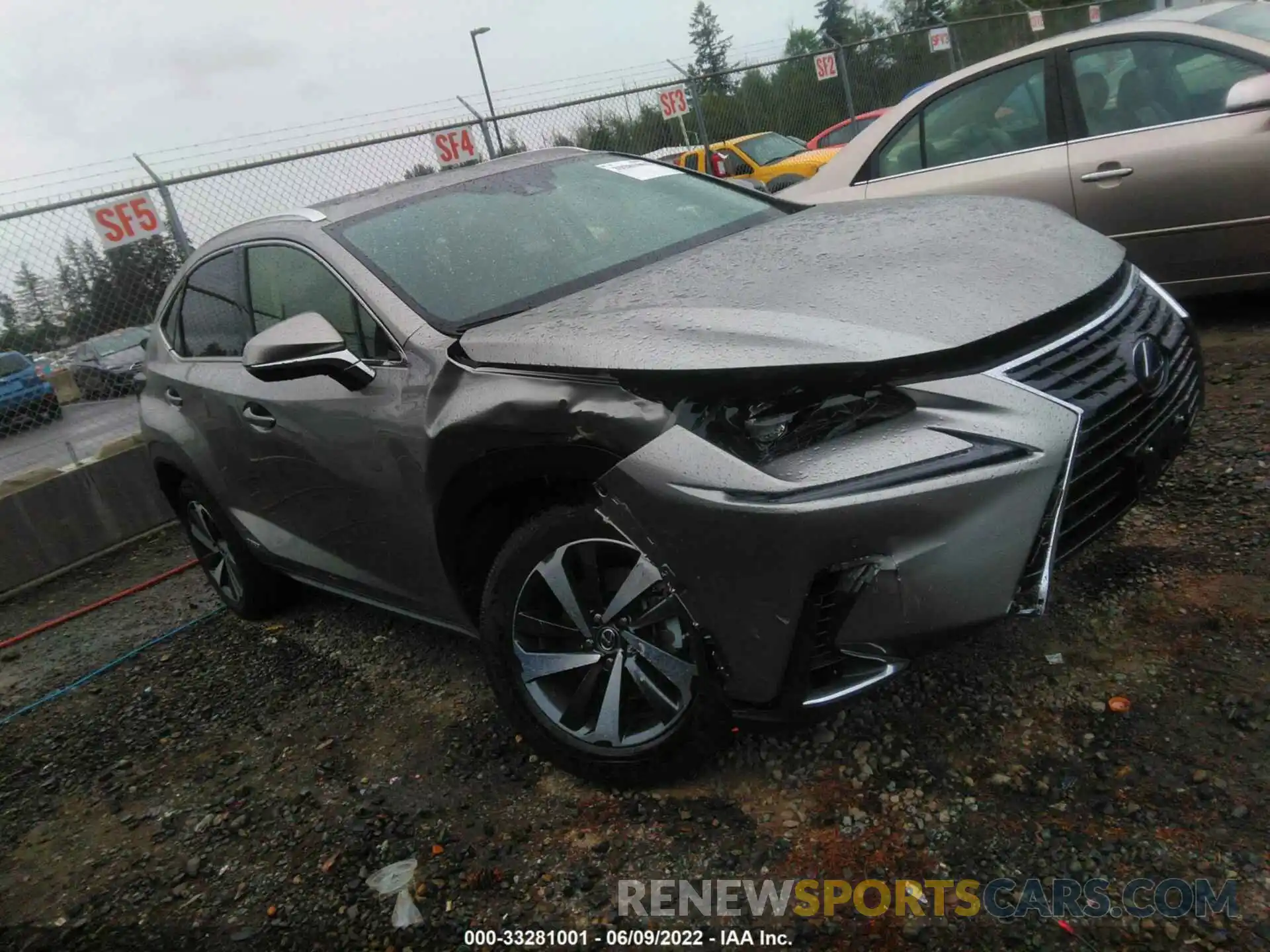 1 Photograph of a damaged car JTJGJRDZ8M2165469 LEXUS NX 2021