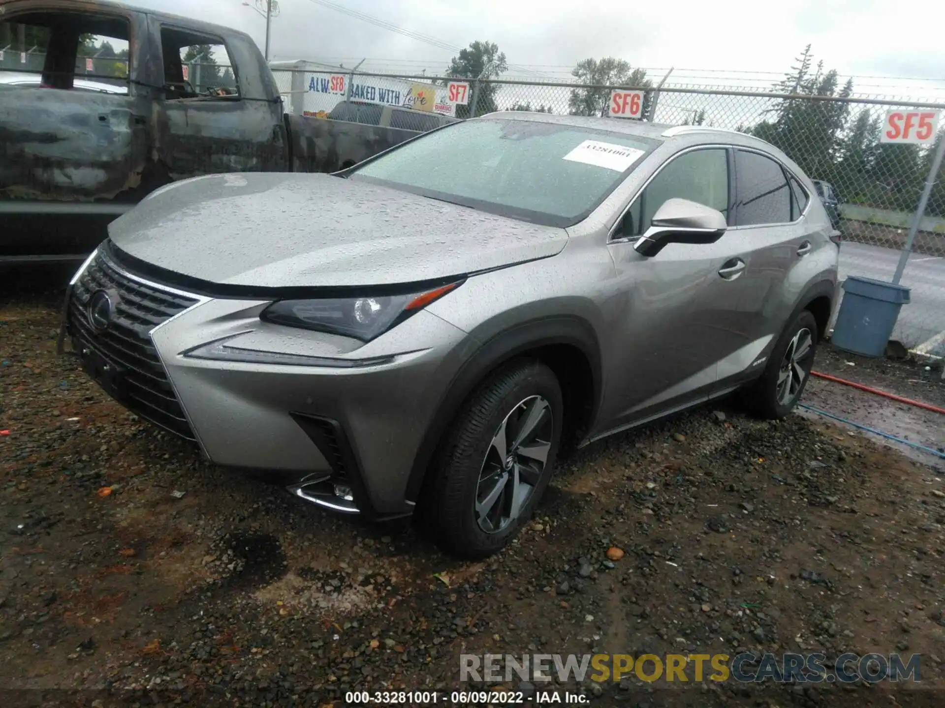 2 Photograph of a damaged car JTJGJRDZ8M2165469 LEXUS NX 2021