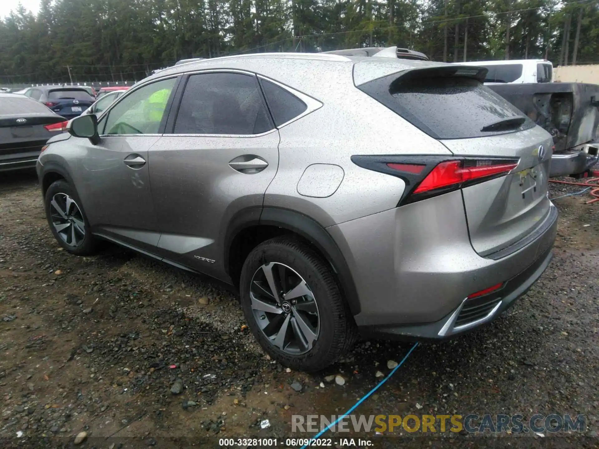 3 Фотография поврежденного автомобиля JTJGJRDZ8M2165469 LEXUS NX 2021