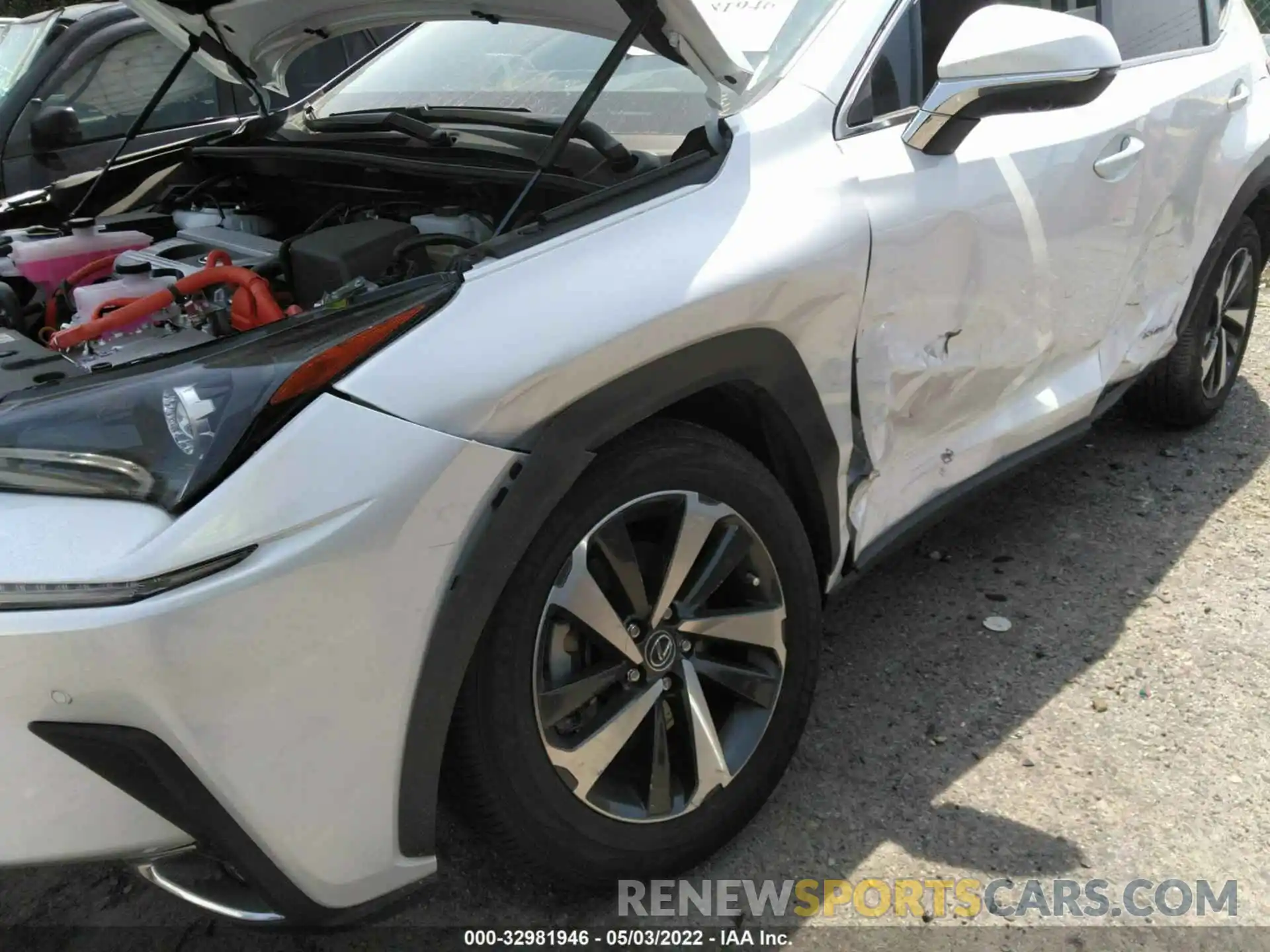 6 Фотография поврежденного автомобиля JTJGJRDZ8M2169876 LEXUS NX 2021