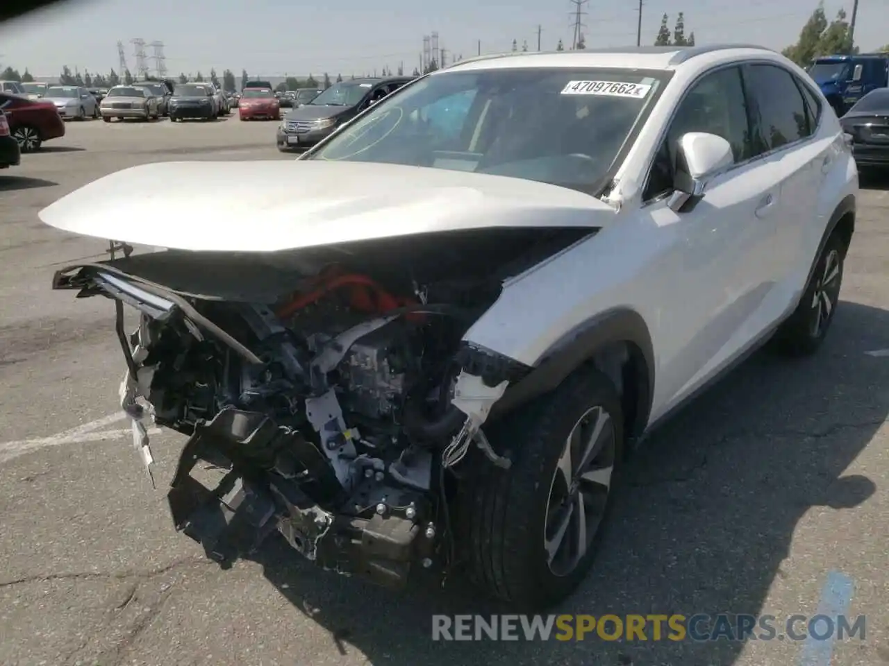 2 Photograph of a damaged car JTJGJRDZ9M5011772 LEXUS NX 2021