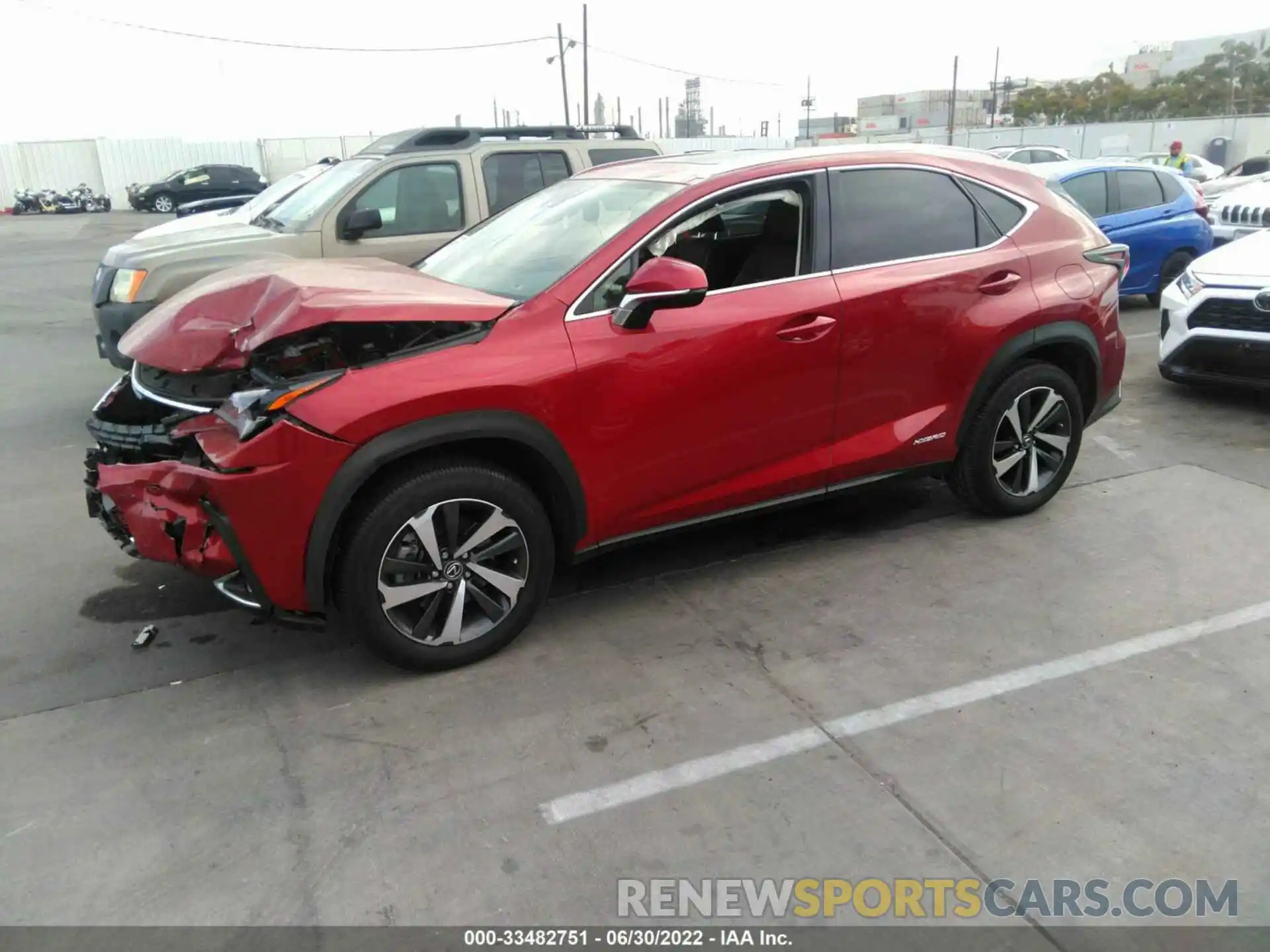 2 Photograph of a damaged car JTJGJRDZ9M5011805 LEXUS NX 2021