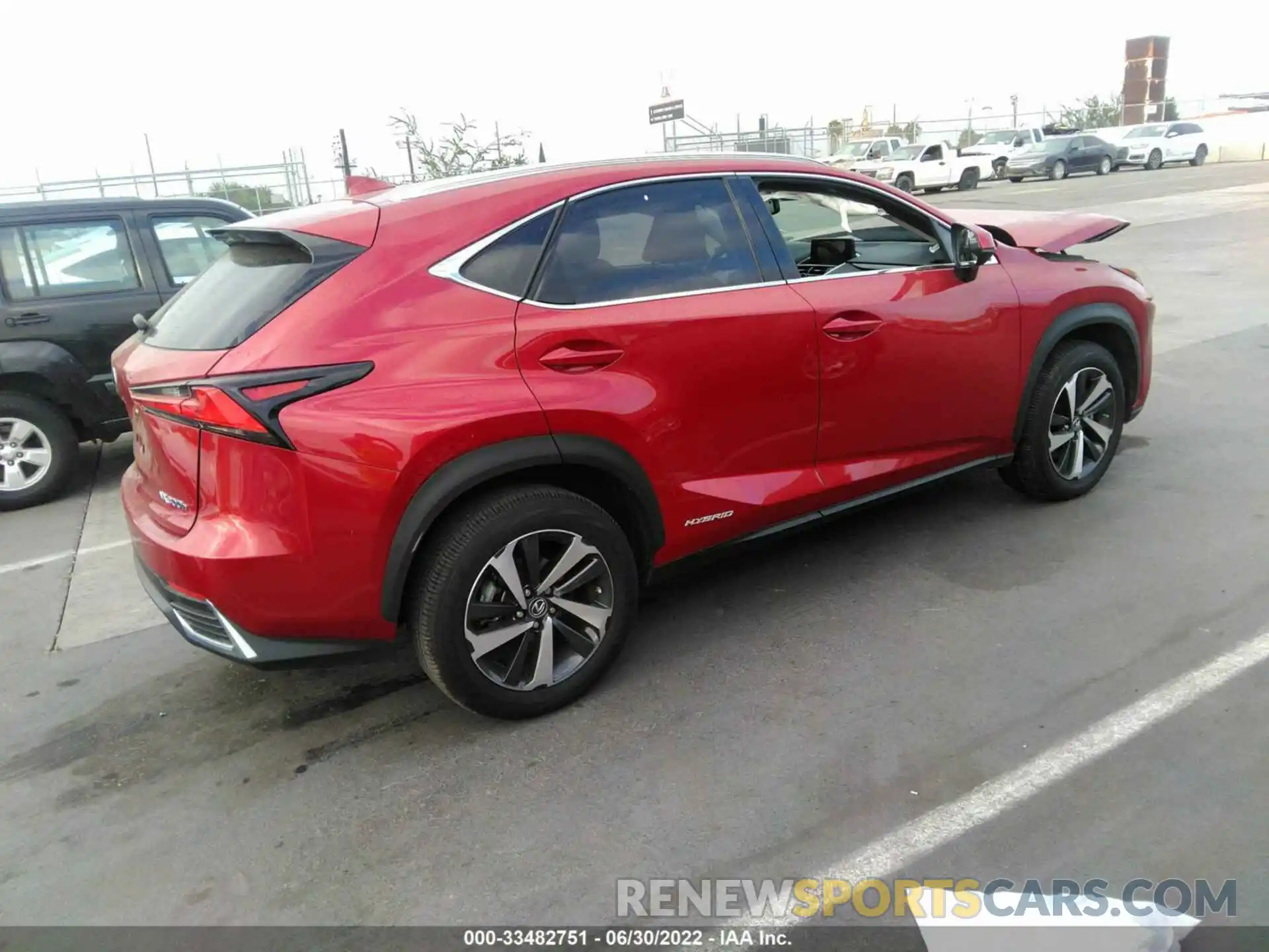 4 Photograph of a damaged car JTJGJRDZ9M5011805 LEXUS NX 2021