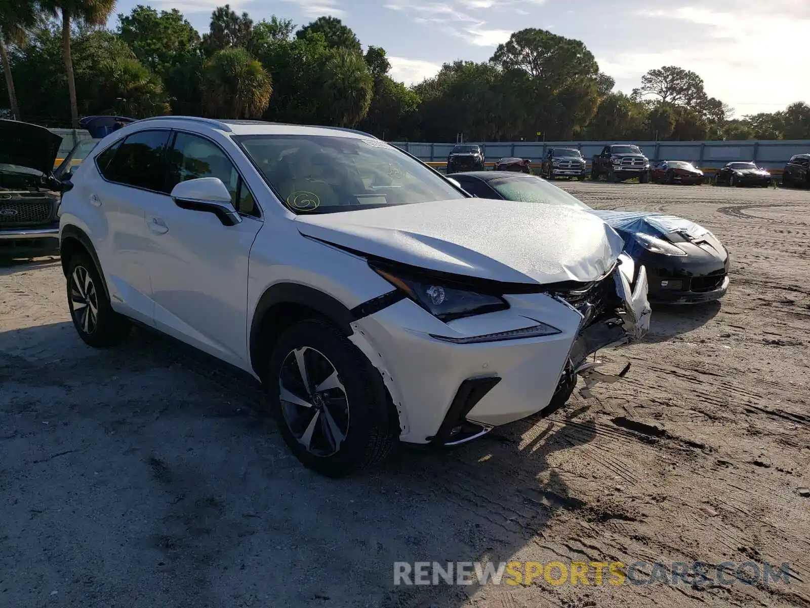 1 Photograph of a damaged car JTJGJRDZ9M5013554 LEXUS NX 2021