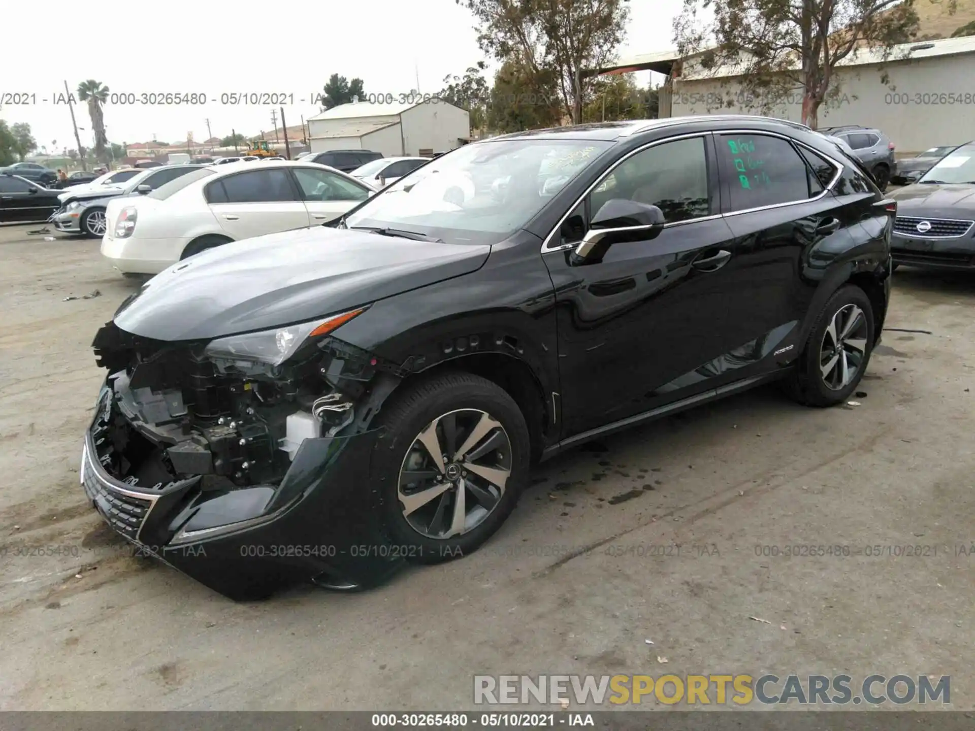 2 Фотография поврежденного автомобиля JTJGJRDZXM2148639 LEXUS NX 2021