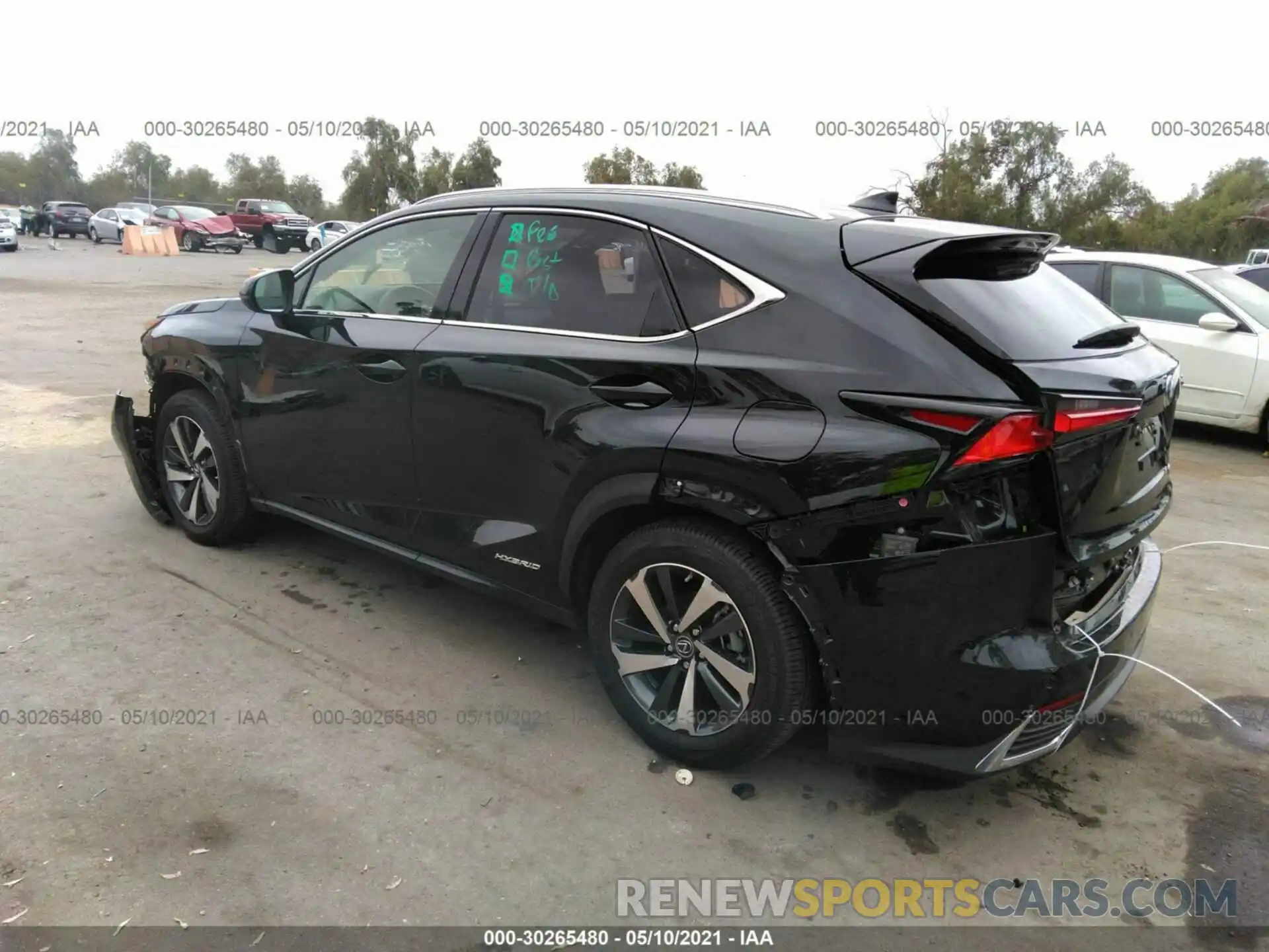 3 Фотография поврежденного автомобиля JTJGJRDZXM2148639 LEXUS NX 2021