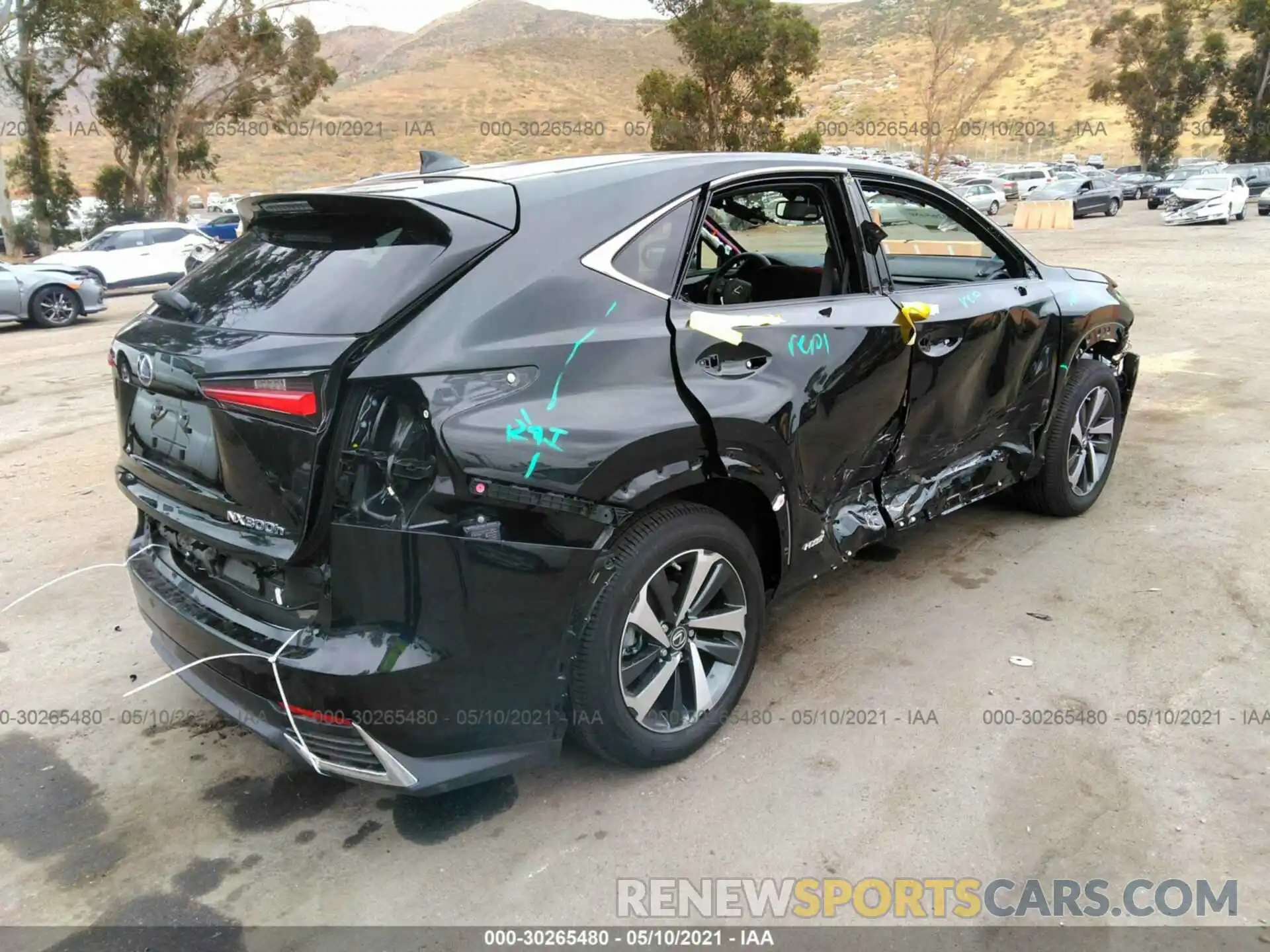 4 Photograph of a damaged car JTJGJRDZXM2148639 LEXUS NX 2021