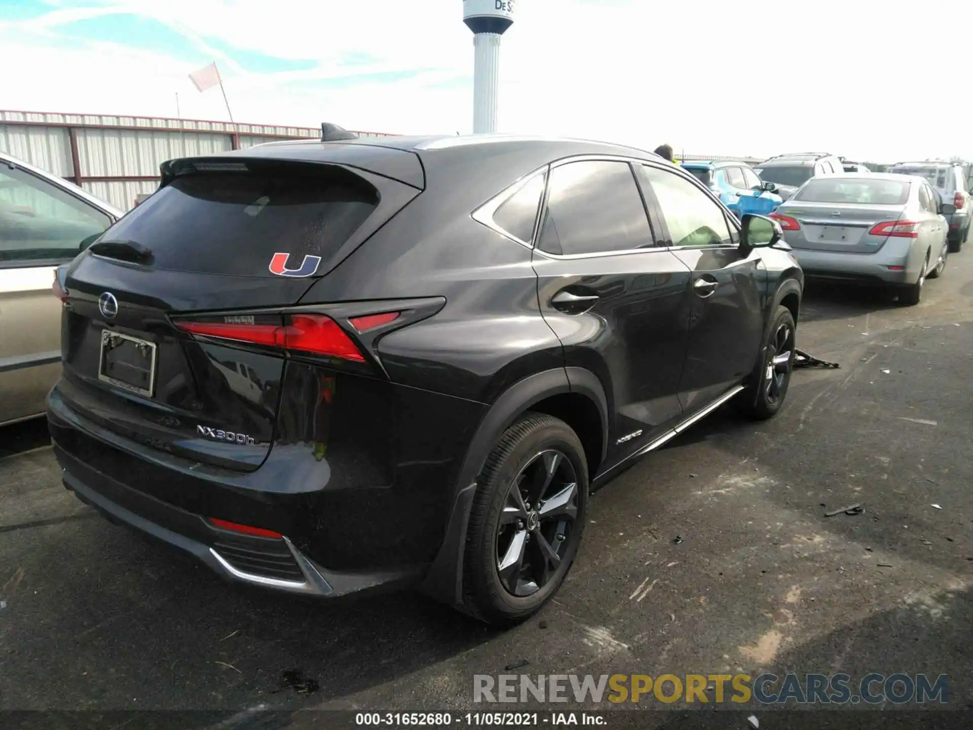 4 Фотография поврежденного автомобиля JTJGJRDZXM2160645 LEXUS NX 2021