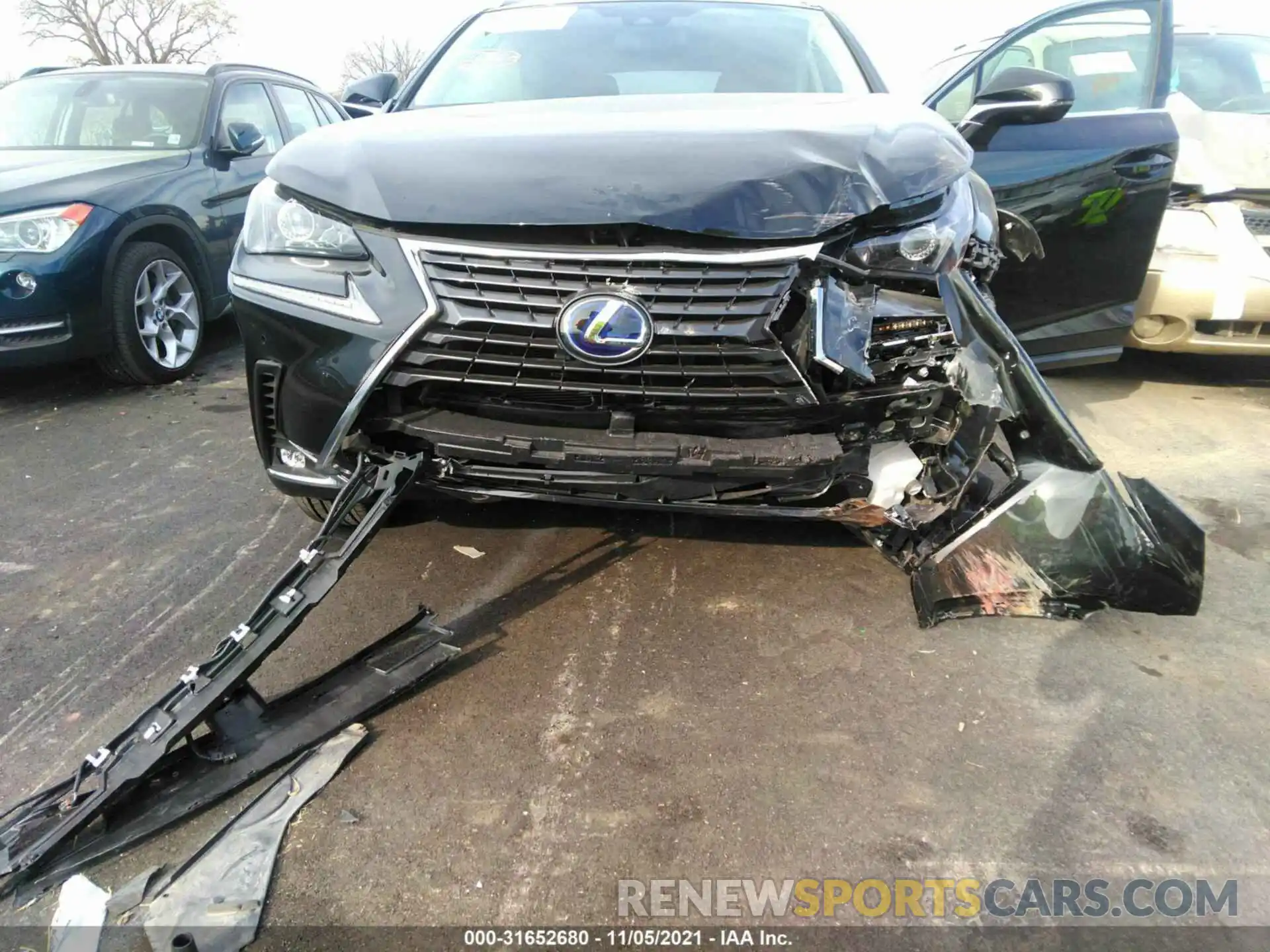 6 Фотография поврежденного автомобиля JTJGJRDZXM2160645 LEXUS NX 2021