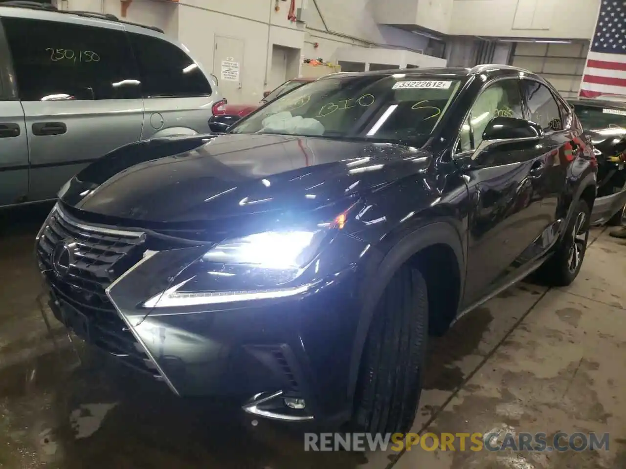 2 Фотография поврежденного автомобиля JTJHARDZ8M2246590 LEXUS NX 2021