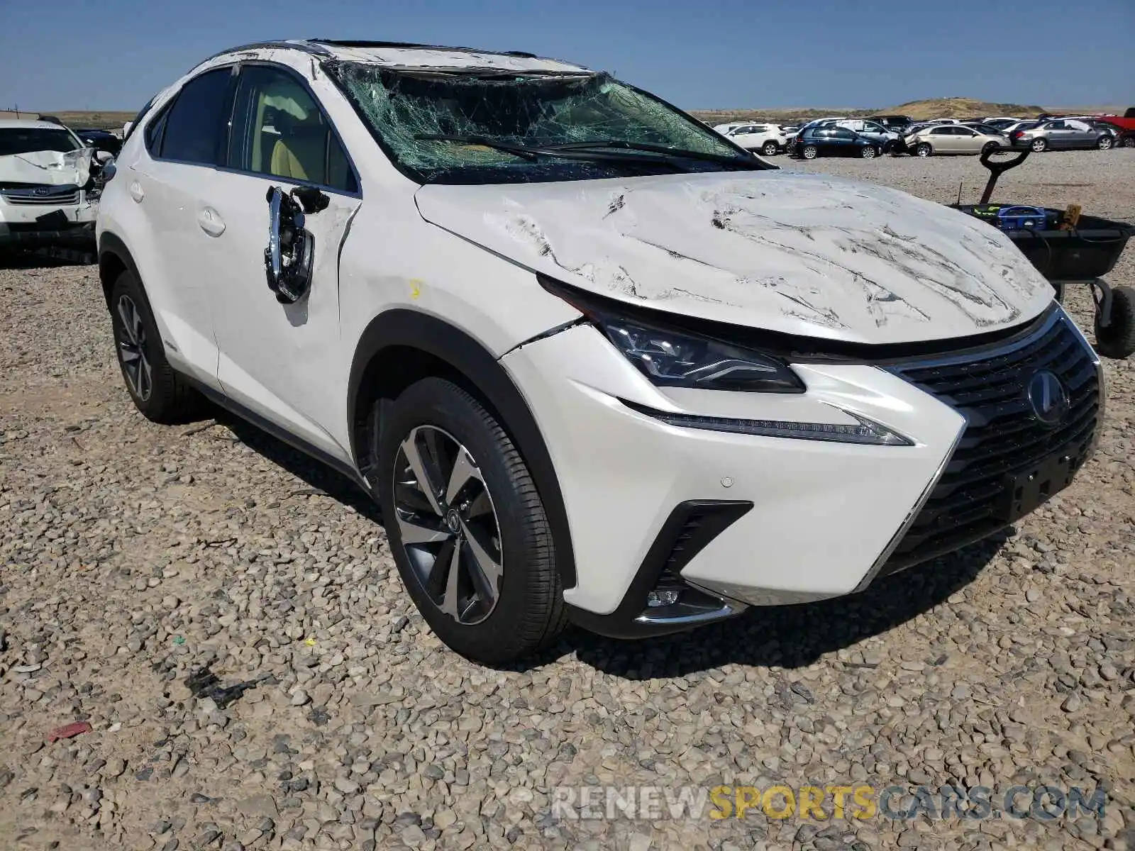 1 Photograph of a damaged car JTJHJRDZ6M2155415 LEXUS NX 2021