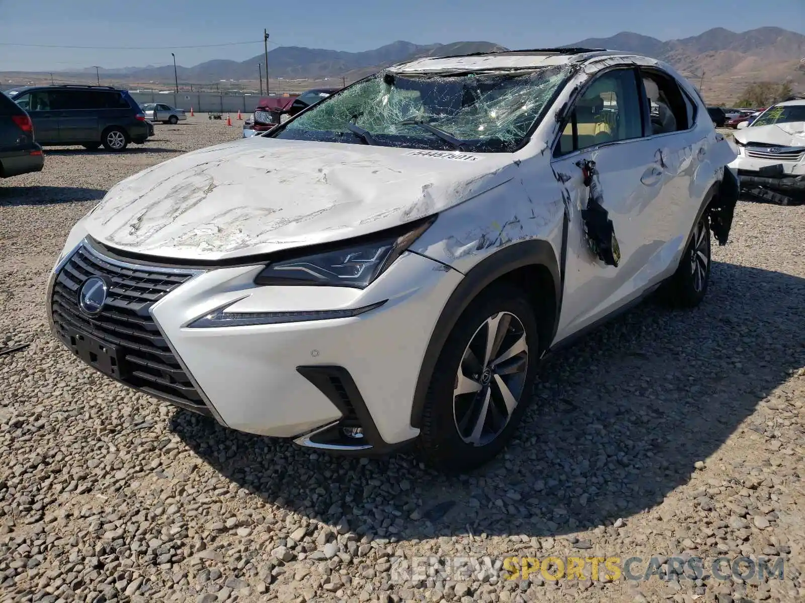 2 Photograph of a damaged car JTJHJRDZ6M2155415 LEXUS NX 2021