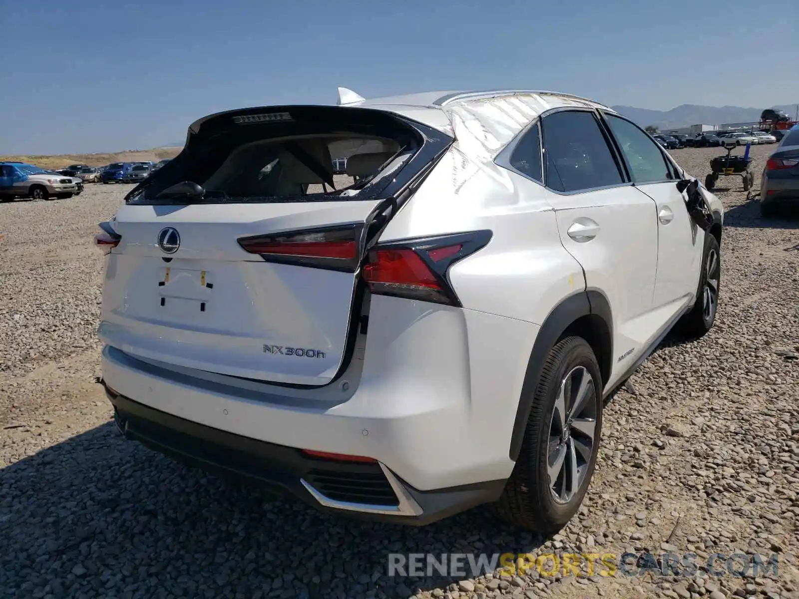 4 Photograph of a damaged car JTJHJRDZ6M2155415 LEXUS NX 2021