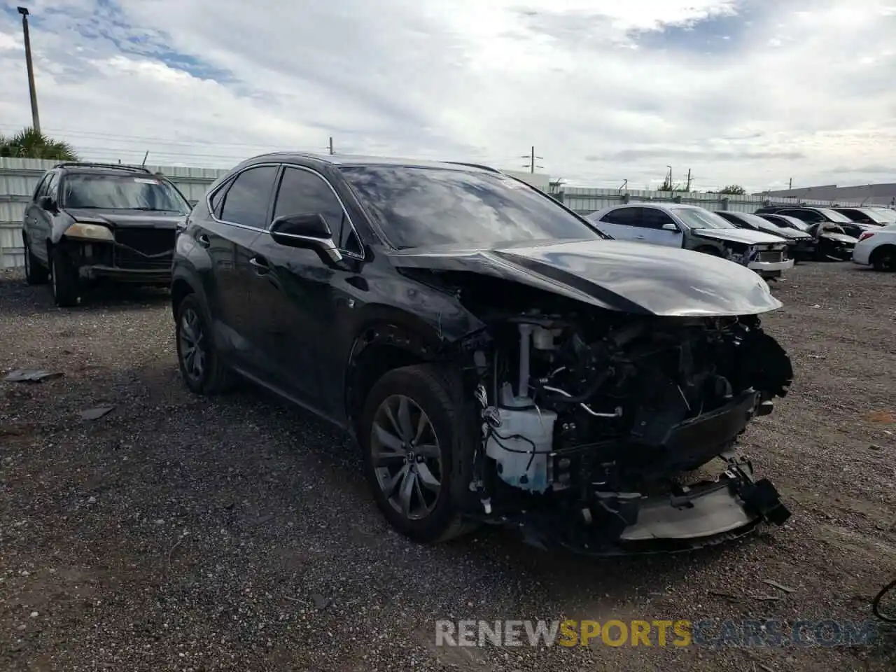 1 Photograph of a damaged car JTJSARBZ0M2181713 LEXUS NX 2021