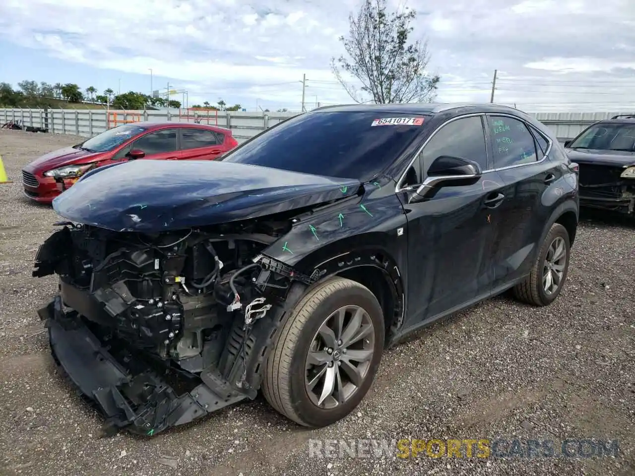 2 Photograph of a damaged car JTJSARBZ0M2181713 LEXUS NX 2021