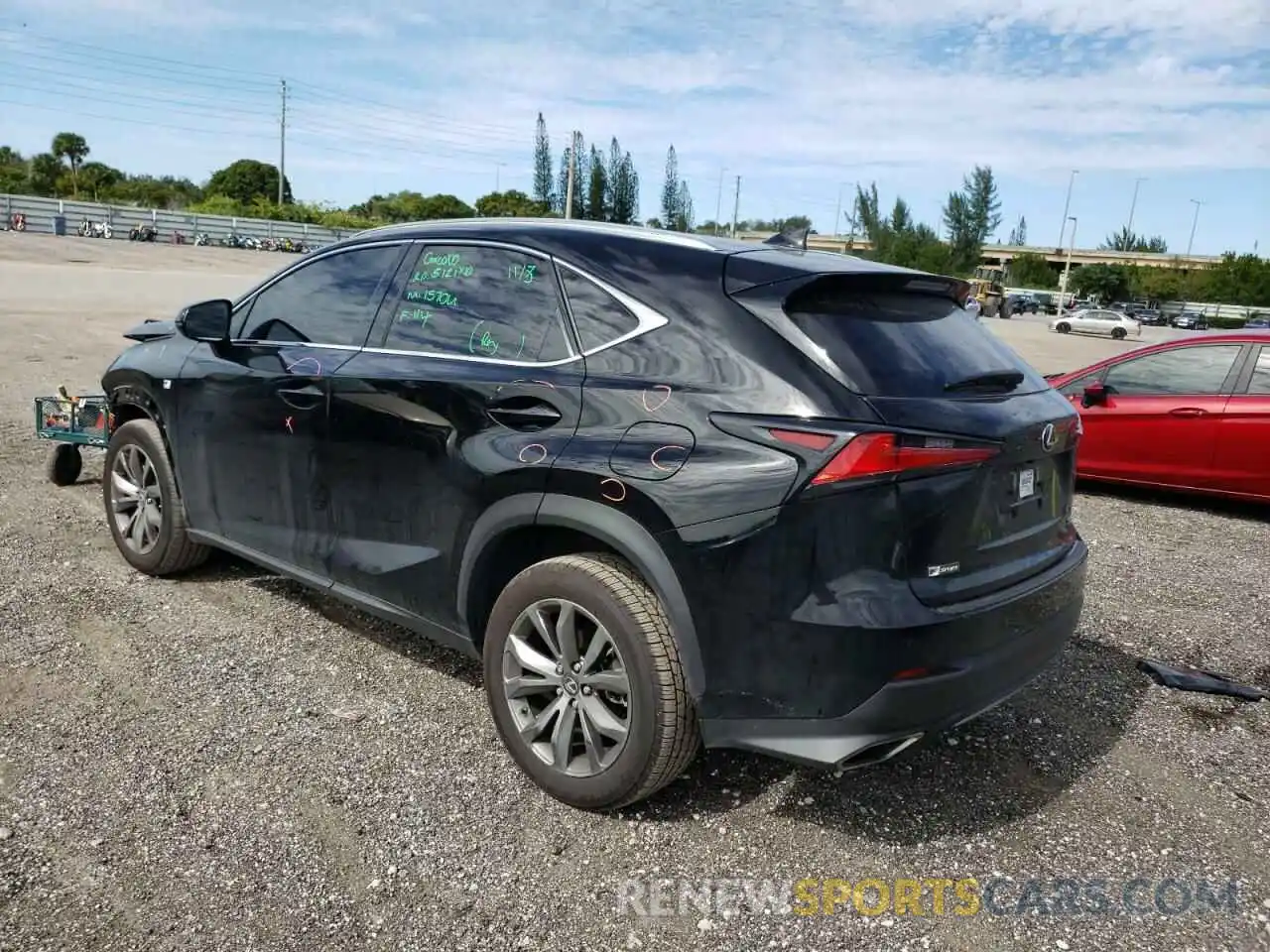 3 Фотография поврежденного автомобиля JTJSARBZ0M2181713 LEXUS NX 2021