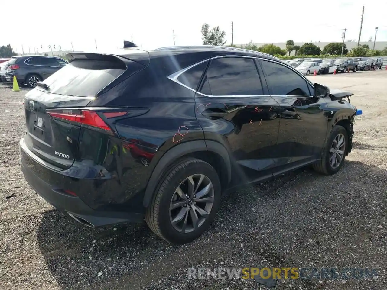 4 Фотография поврежденного автомобиля JTJSARBZ0M2181713 LEXUS NX 2021