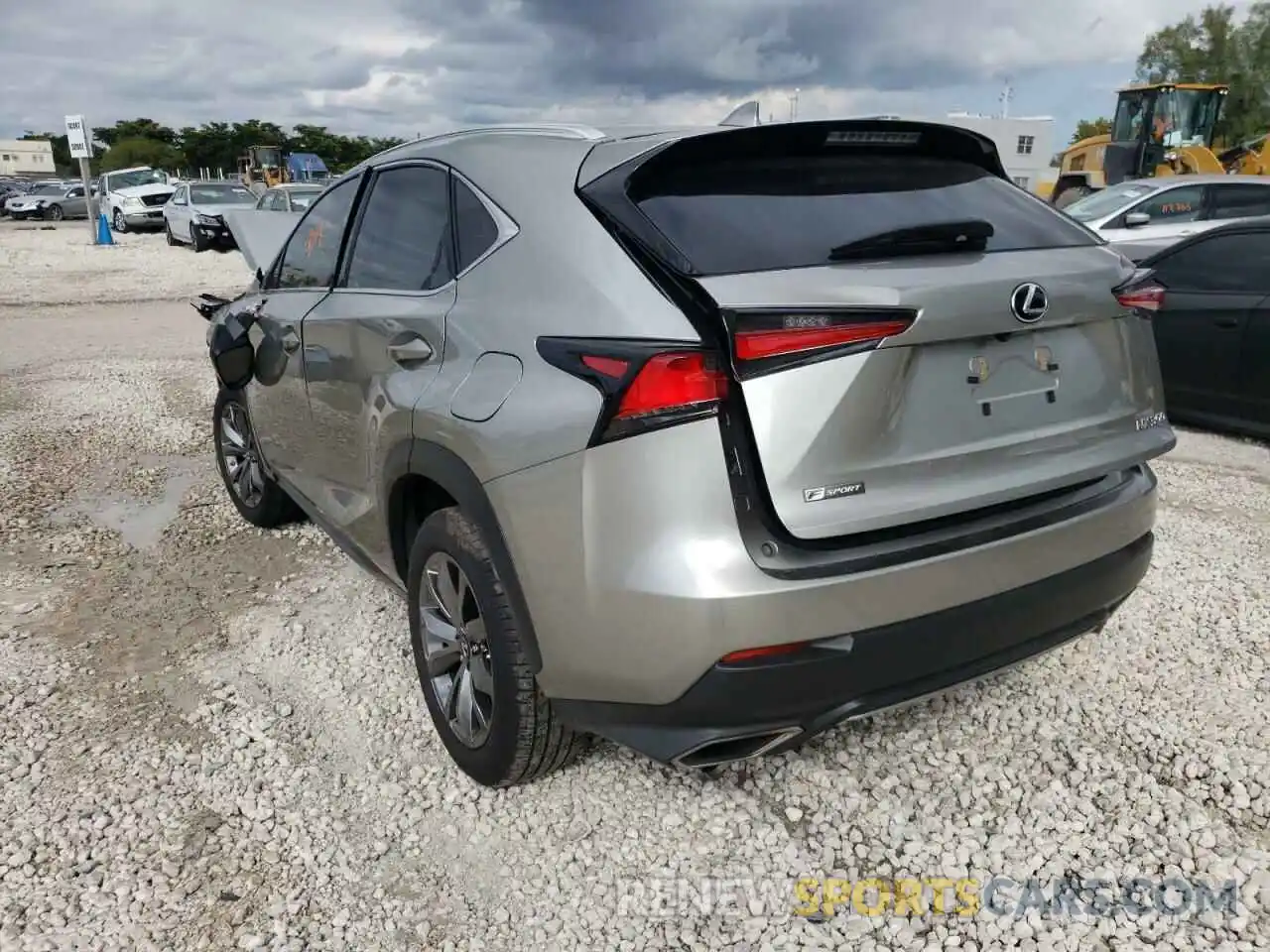 3 Фотография поврежденного автомобиля JTJSARBZ0M2186328 LEXUS NX 2021