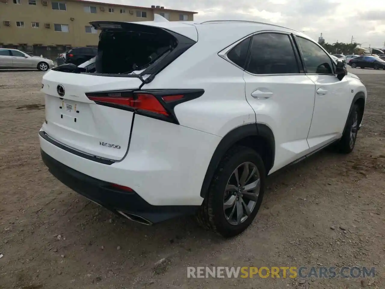 4 Фотография поврежденного автомобиля JTJSARBZ0M2202981 LEXUS NX 2021