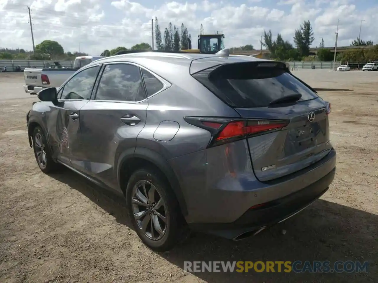 3 Фотография поврежденного автомобиля JTJSARBZ1M2180344 LEXUS NX 2021