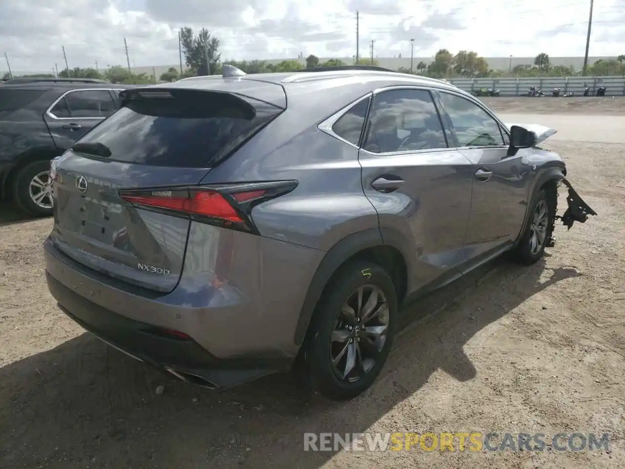 4 Фотография поврежденного автомобиля JTJSARBZ1M2180344 LEXUS NX 2021