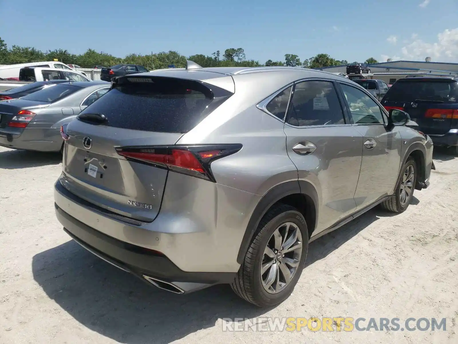 4 Фотография поврежденного автомобиля JTJSARBZ1M2184250 LEXUS NX 2021