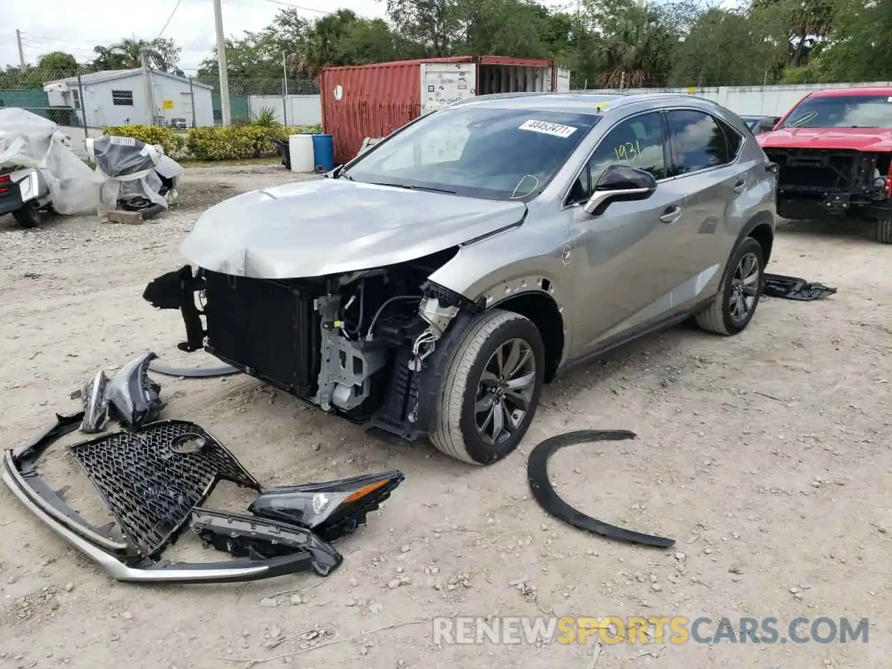 2 Photograph of a damaged car JTJSARBZ1M2185995 LEXUS NX 2021